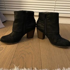 Fergalicious Taranto Black Bootie Shoe